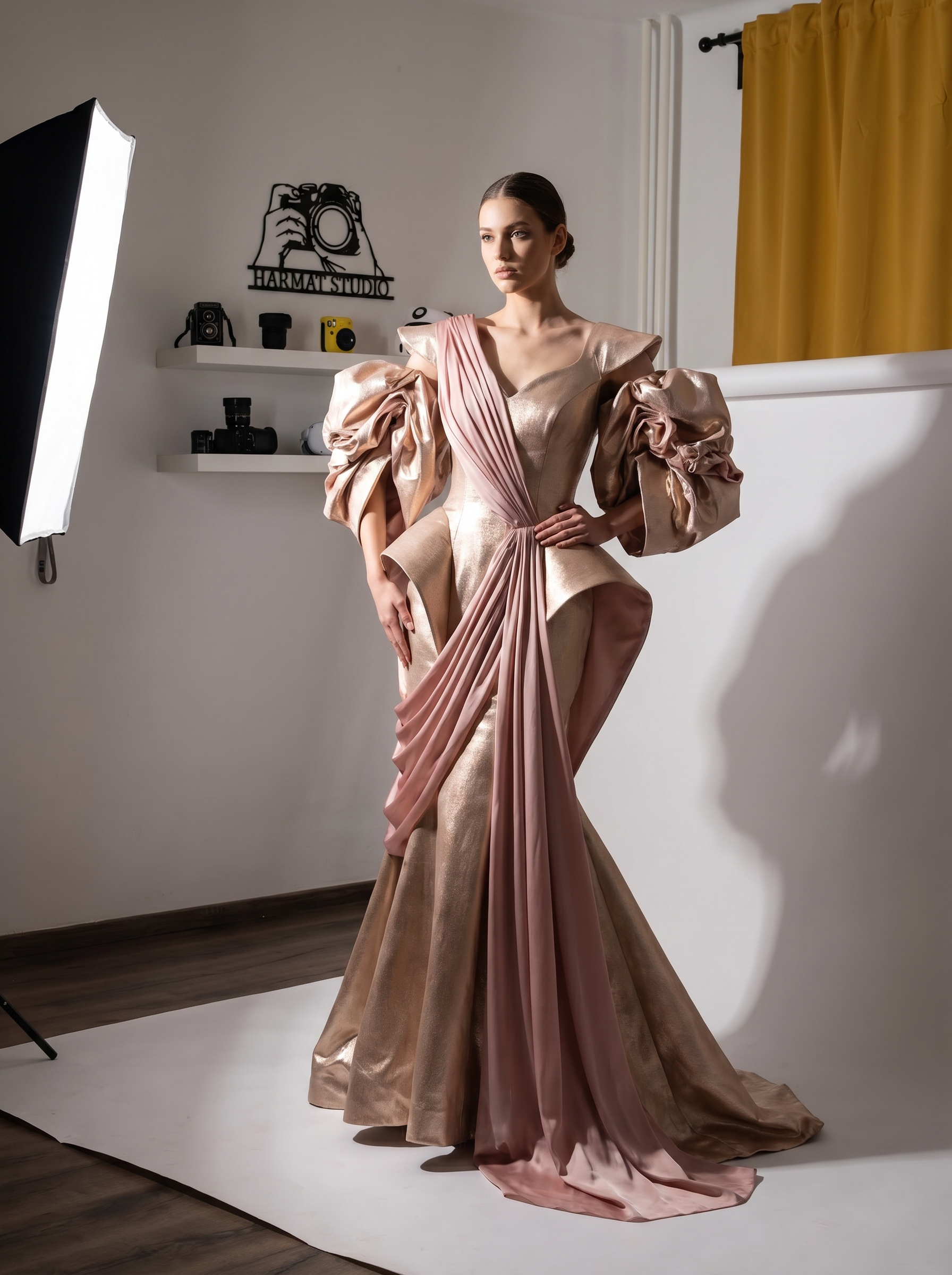 Haute couture editoriális fotózás