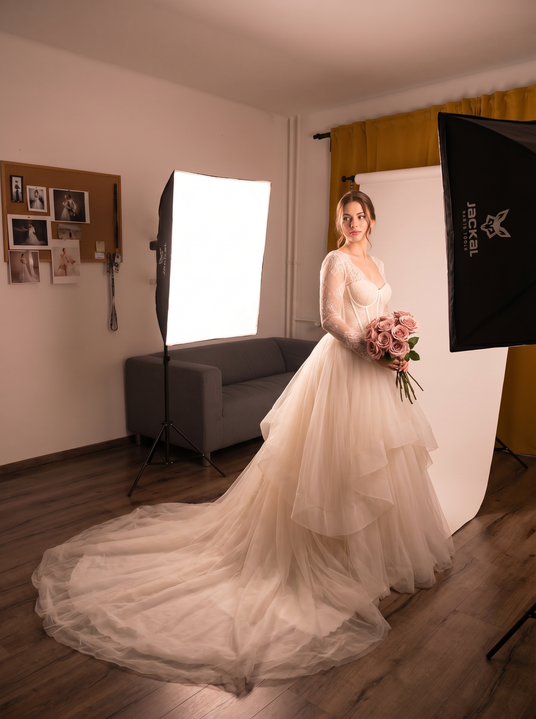 Menyasszonyi editoriális fotózás