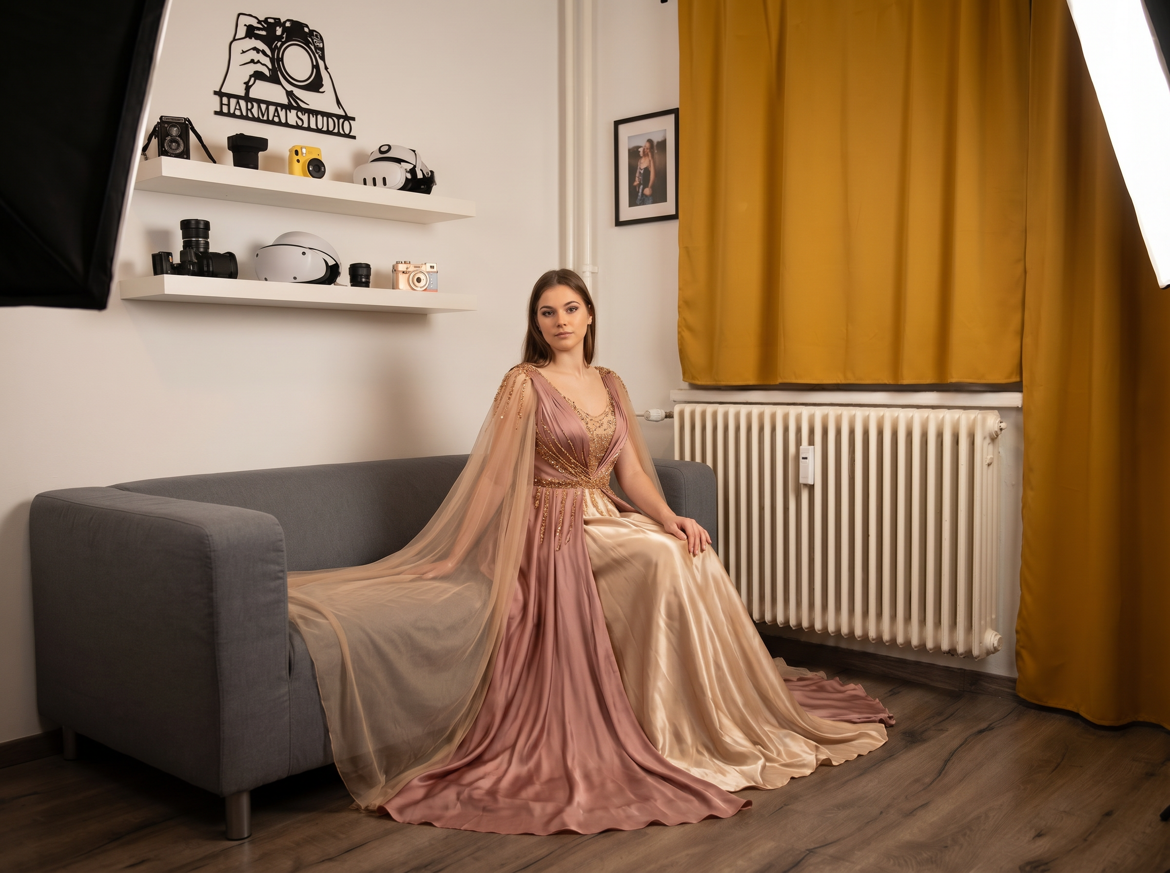 Estélyi editoriális fotózás